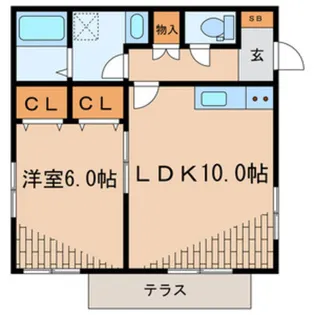 ドルチェ【1階】の間取り