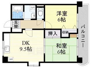 グレイスピア夕凪【5階】の間取り