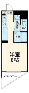 ミューズ宮前【1階】の間取り