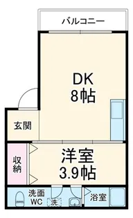 リバーサイド【1階】の間取り
