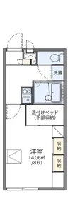 レオパレス竜ヶ丘【1階】の間取り
