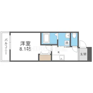 フジパレス出来島WESTI番館【2階】の間取り