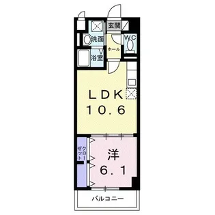 ヴァンベェール25【2階】の間取り