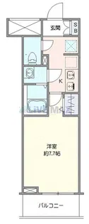 Log登戸station side【2階】の間取り