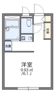 レオパレスデルニエKII【1階】の間取り
