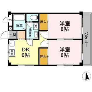ヴィクトリーハイツ【3階】の間取り