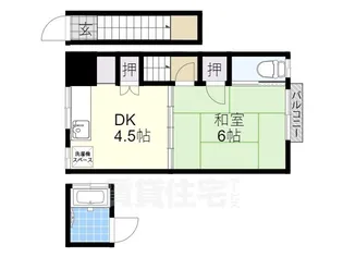 山本文化【2階】の間取り