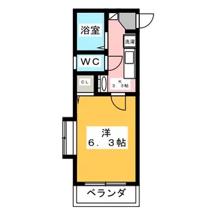 ショコラテラス【2階】の間取り