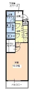 エステ・ラグーナ八番館【1階】の間取り