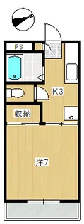 セピアコート【3階】の間取り