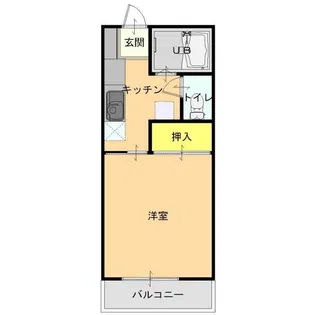 ニューハイツマサミ【1階】の間取り