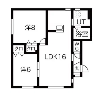 エクセル本町【1階】の間取り