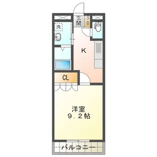 カーサディドマーニI【2階】の間取り