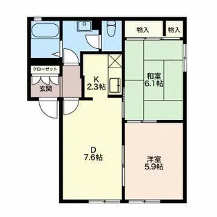 Granceed Takara【1階】の間取り