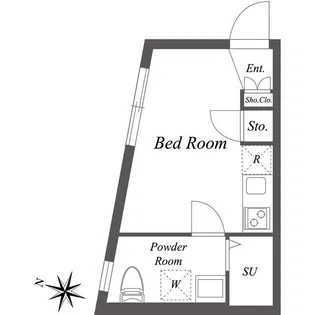 PASEO SANGENJAYA EAST WEST【2階】の間取り