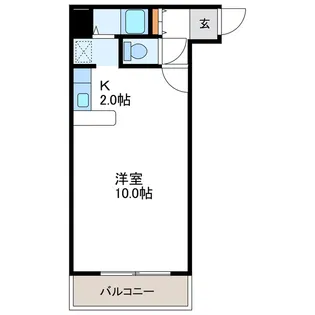 グローリア北21【4階】の間取り