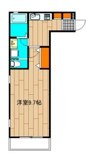 ビュースカイ【3階】の間取り