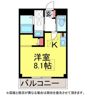 エリーゾ表参道【5階】の間取り