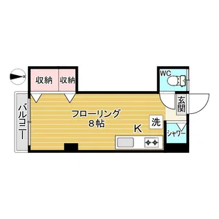 小町ビル【3階】の間取り