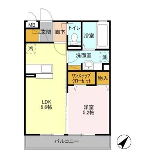 グランドソレイユ I【3階】の間取り