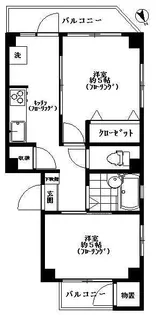 島津山AKビル【3階】の間取り