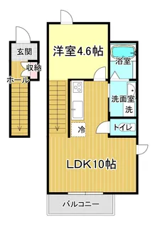 フォレストメゾン二木【2階】の間取り