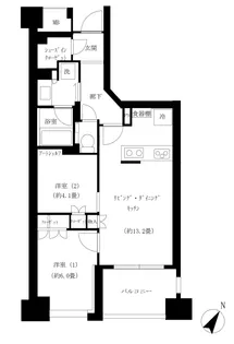プラウド人形町【2階】の間取り