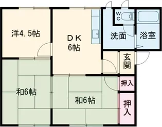 フレグランス鈴【1階】の間取り