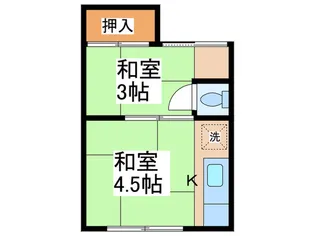 村上マンション【3階】の間取り