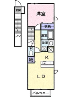 フェリーチェ【2階】の間取り