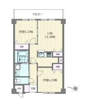 Comfort(コンフォート)【4階】の間取り