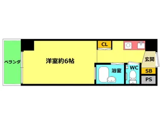 スカイパレス有馬【5階】の間取り