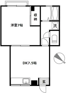 濱田コーポ【2階】の間取り
