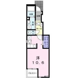 セレーノ東栄【1階】の間取り