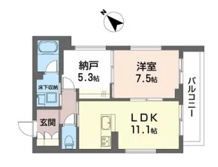 ゼットランド江ノ島【3階】の間取り