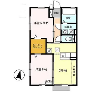 ファミール司III【1階】の間取り
