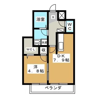 クィーンクェshoto【1階】の間取り