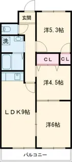 ドエルウィステリア【4階】の間取り