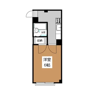 レジデンスS&T【4階】の間取り