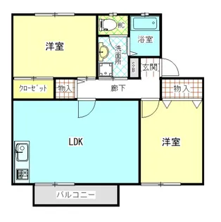 ソシア【2階】の間取り