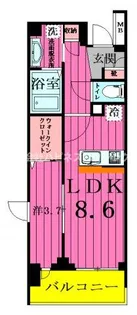 dearestIII【6階】の間取り