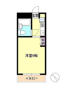 瀬沼ビル【5階】の間取り