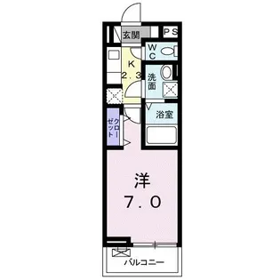 ソレイユ【2階】の間取り