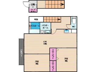 たちばな館2【1階】の間取り