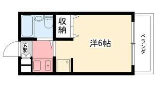 兵庫県西宮市小松町2【マンション】の間取り