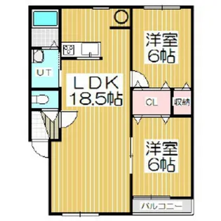 Mハイツ宮の森11【1階】の間取り