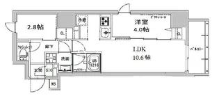 S-RESIDENCE神田avance【6階】の間取り
