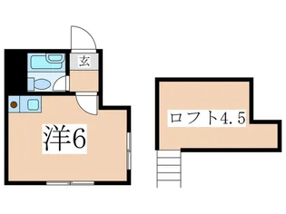 ホワイトパレス東山【1階】の間取り