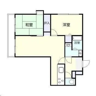 セレスト宮崎【2階】の間取り