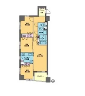 カスタリア東日本橋【12階】の間取り